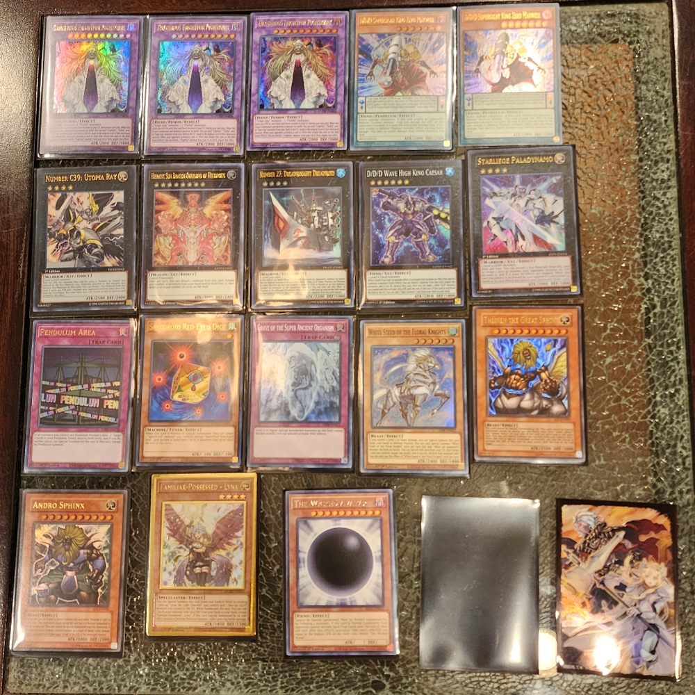 18 YU-GI-OH CARDS/ New with Sleeves